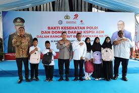 Kapolri Hadiri Bakti Kesehatan dan Donor Darah Bersama Buruh KSPSI